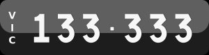 VIC: 133-333